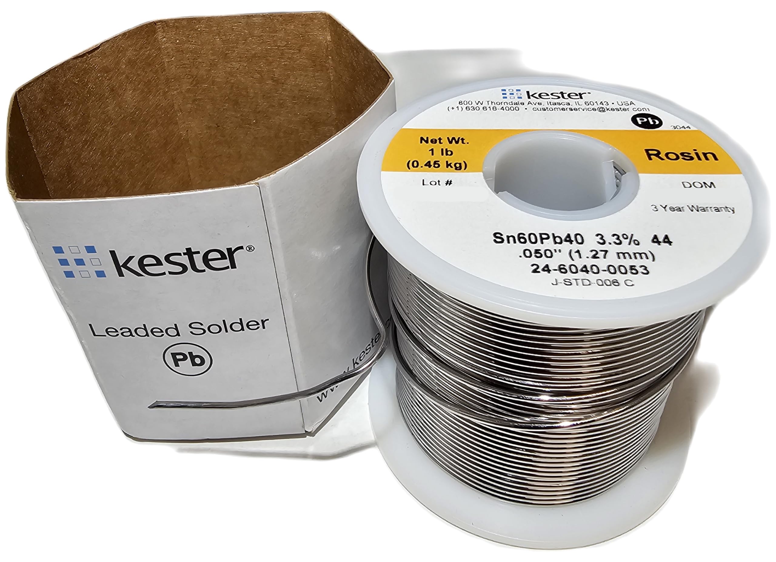 Amazon | Kester 44 Rosin Core Solder 60/40 .050 1 lb. Spool